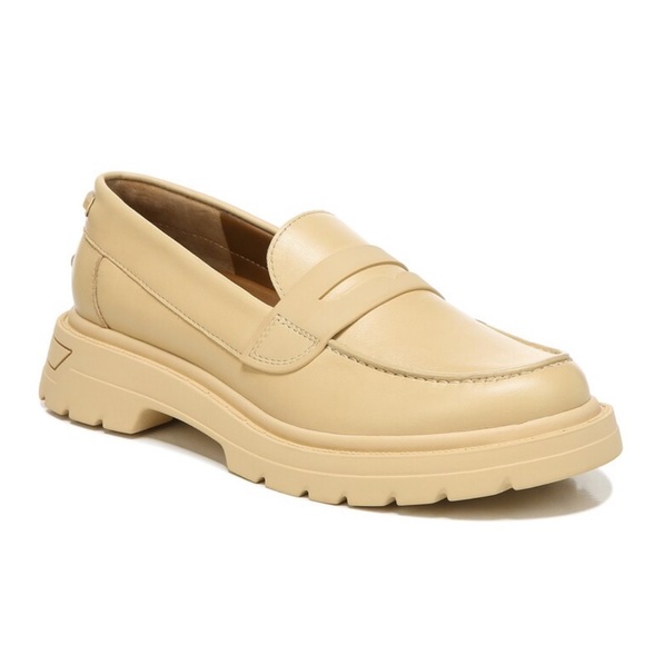 Franco Sarto Shoes - FRANCO SARTO Reza Leather Loafer Tan 6.5 NWT $120 NWOB